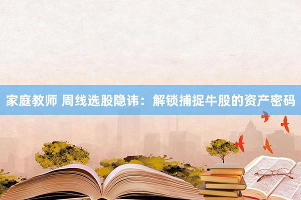 家庭教师 周线选股隐讳：解锁捕捉牛股的资产密码